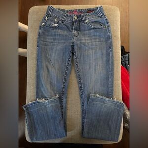 Rock & Roll Cowgirl Medium Blue Flare Jeans